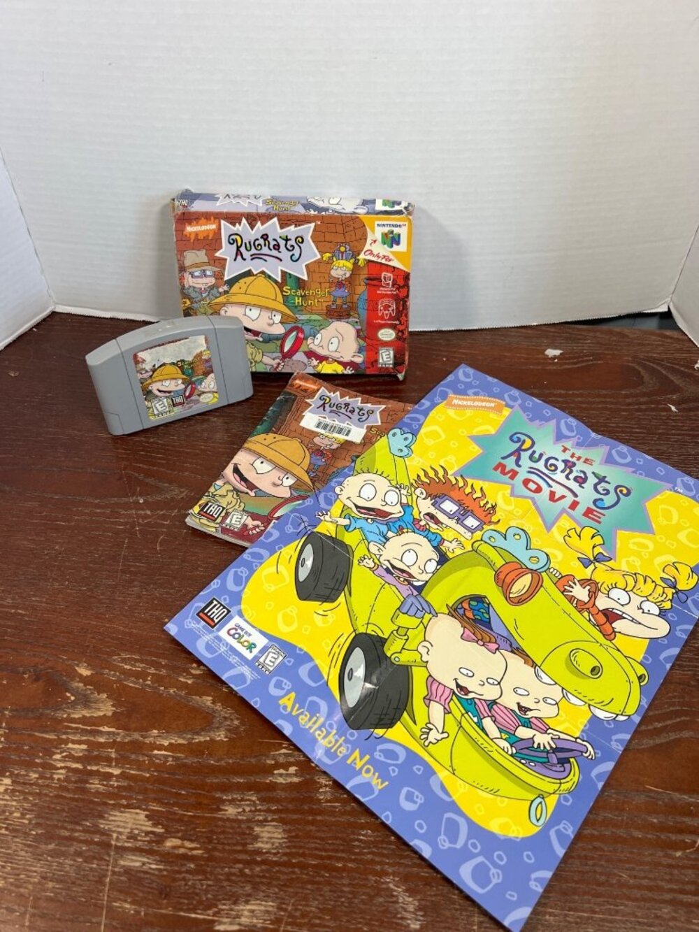 Rugrats Scavenger Hunt Nintendo 64 N64 Complete In Box CIB With Manual & Poster